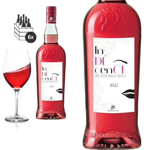 6er Karton Banyuls Rosé Indécence Terres des Templiers - Roséwein 6er Karton Banyuls Rosé Indécence Terres des Templiers - Roséwein von Baron-Fuente