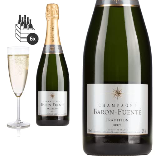 6er Karton Champagne Tradition Brut von Baron Fuente (6 x 0.75 l) von Baron-Fuente