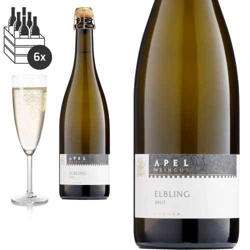 6er Karton Elbling Sekt brut von Weingut Hubertus M. Apel - Sekt 6er Karton Elbling Sekt brut von Weingut Hubertus M. Apel - Sekt von Baron-Fuente