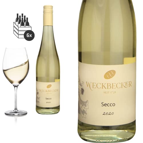 6er Karton Secco Mosel trocken von Weingut Weckbecker - Weißwein von Friedrich Kroté