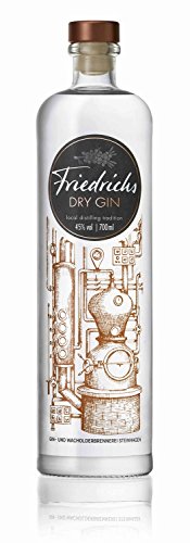 Friedrichs Dry Gin 0,7l 700ml (45% Vol) -[Enthält Sulfite] von Friedrichs