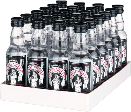 Friesengeist | Kornbrand | 24 x 40ml | in Holzfässern gelagert | aromatischer Geschmack | nach ostfriesischem Originalrezept hergestellt | Spirituose mit 56 % vol. von Friesengeist