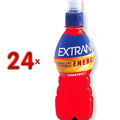 Extran Energy Cranberry PET 24 x 330 ml Flasche (Energie spendendes Sportgetränk mit Preiselbeergeschmack) von FrieslandCampina