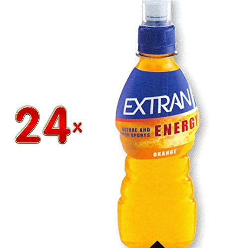 Extran Energy Orange 24 x 330 ml Flasche (Energie spendendes Sportgetränk mit Orangengeschmack) von FrieslandCampina