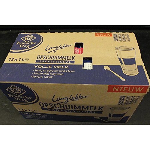 Friesche Vlag Aufschäumer-Milch 12 x 1l Karton Pack (Opschuimmelk Professional) von FrieslandCampina