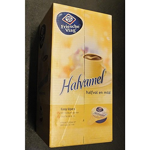 Friesche Vlag Halbfett Kaffee-Milch 400 x 7ml Cups (Halvemel) von FrieslandCampina