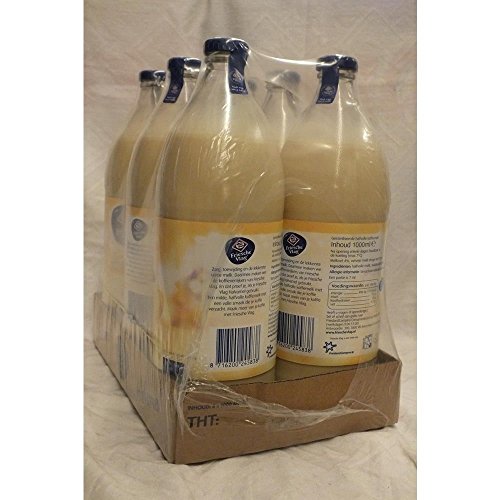 Friesche Vlag Halbfett Kaffee-Milch 6 x 1l Flasche (Halvamel) von FrieslandCampina