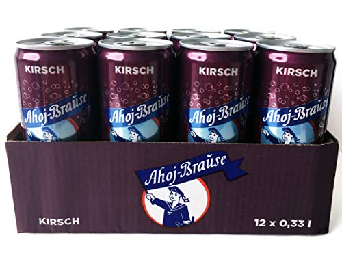 Ahoj-Brause Kirsch, 12er Pack, EINWEG (12 x 330 ml) von KONGZEE
