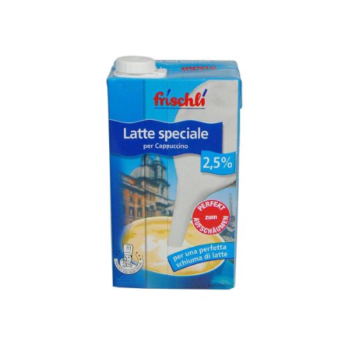 Frischli Cappuccino-Milch 2.5% Fett - 1 x 1000 ml "Sonderangebot aufgrund eingeschränkter Haltbarkeit" von Frischli