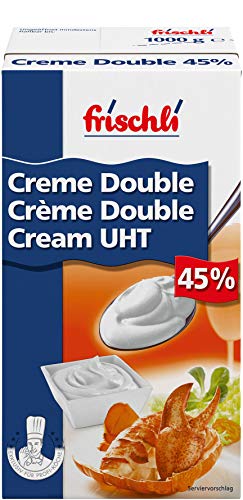 Frischli Creme Double 45% Sahniger Rahm für maximalen Geschmack 1000g Frischli Creme Double 45% Sahniger Rahm für maximalen Geschmack 1000g von Frischli