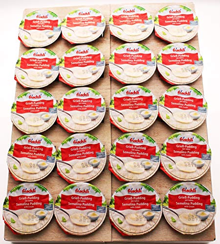 frischli Grieß-Pudding mit Sahne, 20er Pack (20 x 85g) von Frischli