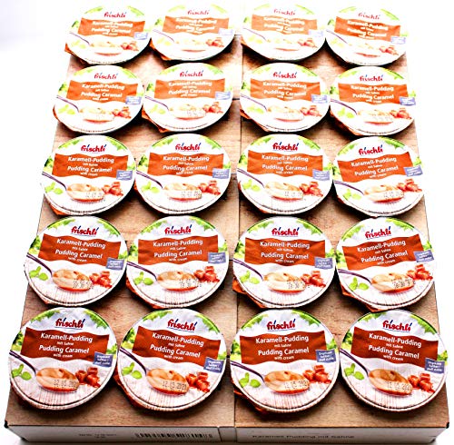 frischli Karamell-Pudding mit Sahne, 20er Pack (20 x 85g) von frischli