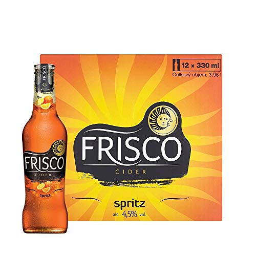 Frisco Spritz - Apfelschaumwein mit Bitterorangen und Kräuter Trend Sommer Cider 2019 (12 x 330ml) von Frisco