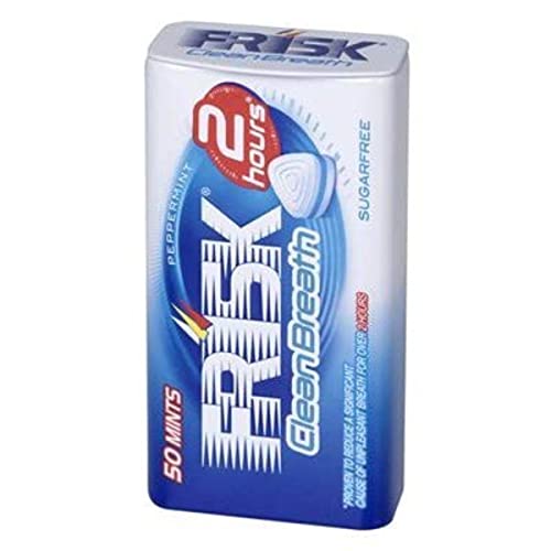 Frisk Mints | Clean Breath Peppermint Sugarfree 50 Mints | Frisk Candy | Frisk Sweets | 1,2 Ounce Total Frisk Mints | Clean Breath Peppermint Sugarfree 50 Mints | Frisk Candy | Frisk Sweets | 1,2 Ounce Total von Frisk