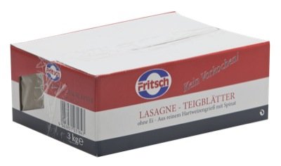 Fritsch Lasagne 3kg, Grün von Fritsch