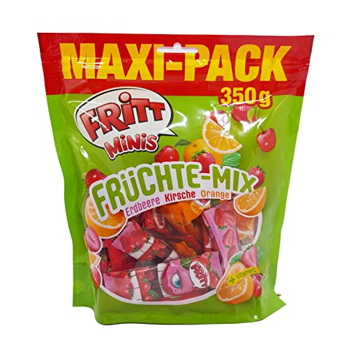 FRITT Minis Früchte-Mix Maxi-Pack (1 x 350g) von Fritt