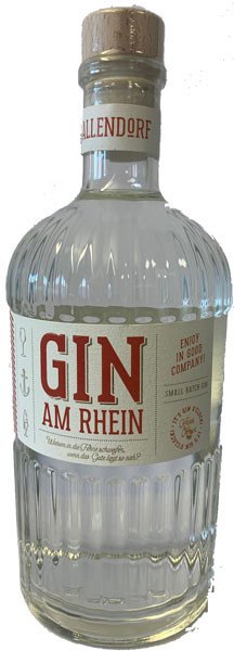 Allendorf Gin am Rhein 42% vol. 0,5 l von Fritz Allendorf Weinhandel