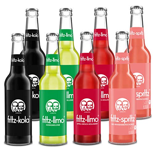Fritz-kola Probierpaket XL 8 Flaschen je 0,33l incl Mehrweg Pfand von Fritz Cola