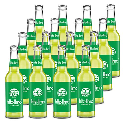 fritz-limo Honigmelone 16 Flaschen je 0,33l inc. MEHRWEG Pfand von Fritz-Kola