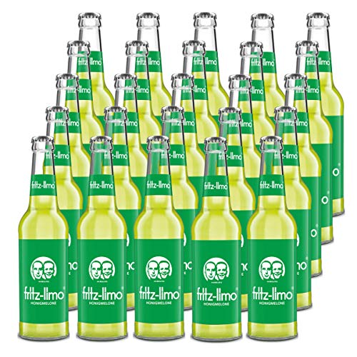 fritz-limo Honigmelone 25 Flaschen je 0,33l inc. MEHRWEG Pfand von Fritz Cola