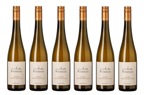 6x 0,75l - 2020er - Fritz Wieninger - Wiener Grüner Veltliner - Wien - Österreich - Weißwein trocken von Fritz Wieninger