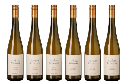 6x 0,75l - 2020er - Fritz Wieninger - Wiener Riesling - Wien - Österreich - Weißwein trocken von Fritz Wieninger