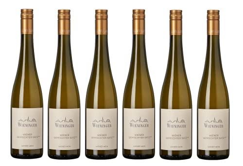 6x 0,75l - 2022er - Fritz Wieninger - Wiener Gemischter Satz DAC - Wien - Österreich - Weißwein trocken von Fritz Wieninger