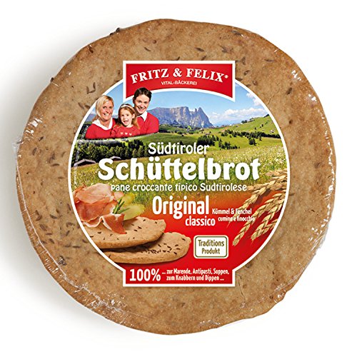 Bauern Schüttelbrot mit Kümmel und Fenchel 150 gr. - Fritz & Felix von Fritz & Felix