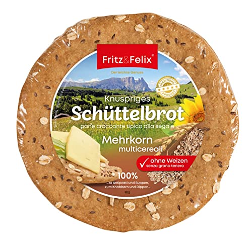 Mehrkorn Schüttelbrot 150 gr. - Fritz & Felix / Karton 20 x 150g von Fritz & Felix