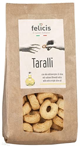 Taralli mit Oliven und natives Olivenöl extra 250 gr. - Fritz & Felix von Fritz & Felix