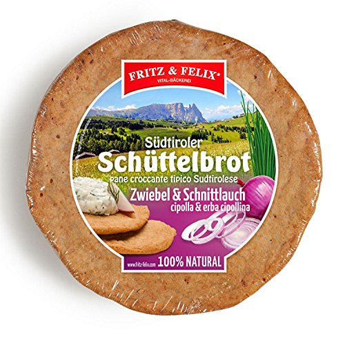 Zwiebel Schüttelbrot Karton 20 x 150 gr. - Fritz & Felix von Fritz & Felix