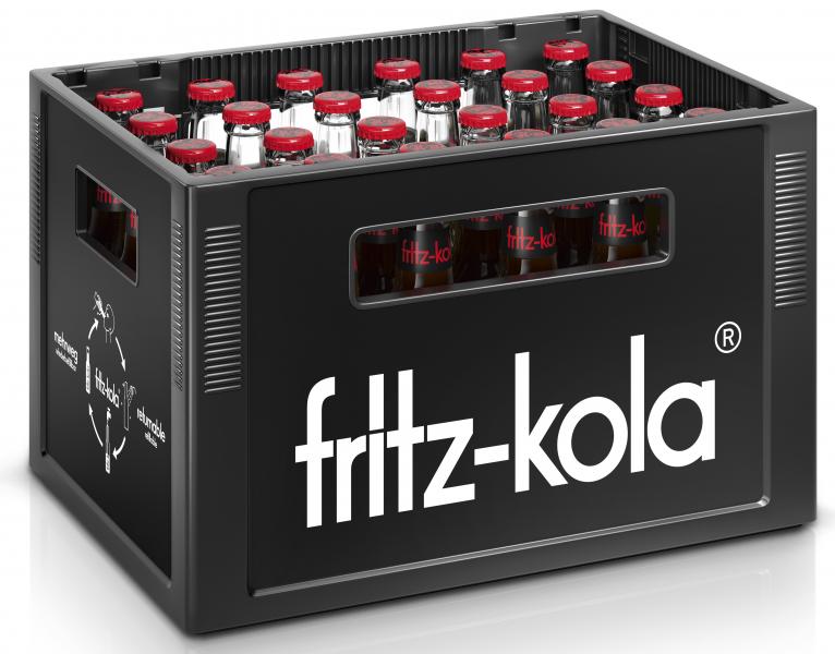 Fritz Kola Zero GLAS (Mehrweg) von Fritz