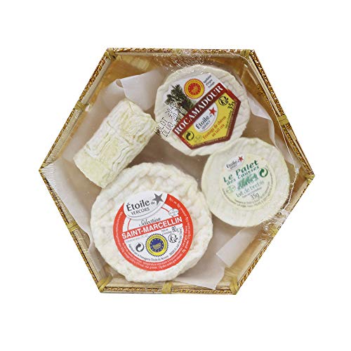 Französische Käse-Kompositionen, Set aus 4 Weichkäsesorten, 185g Französische Käse-Kompositionen, Set aus 4 Weichkäsesorten, 185g von Fromi