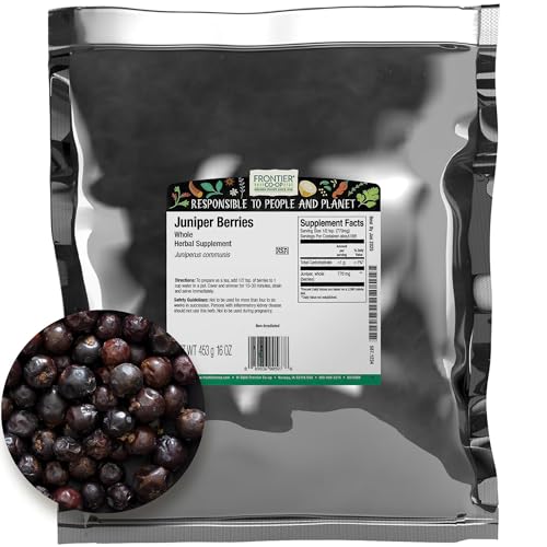 Whole Juniper Berries, 16 oz (453 g) - Frontier Natural Products - Qty 1 von Frontier Co-op