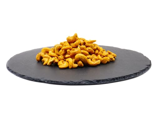 Cashewkerne geröstet mit Tellicherry-Pfeffer veredelt 100g | gewürzte Cashew Kerne | 100g/250g/500g/1kg | würziger Nüsse Snack | Cashewnüsse gesalzen | Nüsse | Kerne | von Frucht & Nuss Genuss