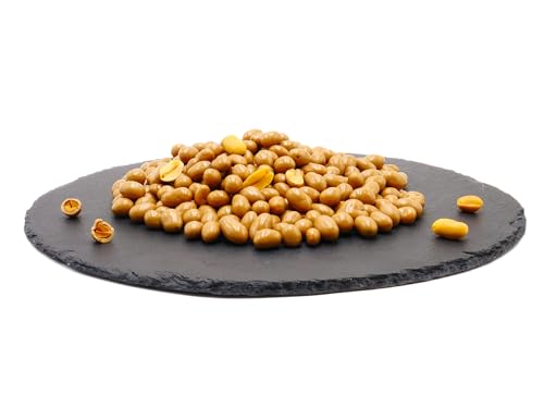 Erdnusskerne in Meersalz Karamellschokolade 1000g | veredelt mit weißer Schokolade und Kakaomasse | 100g/250g/500g/1kg | schokolierte Erdnüsse | Schokolinsen | Schoko Snack | Schoko Nüsse von Frucht & Nuss Genuss