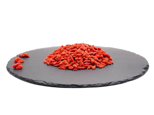 Goji Beeren getrocknet Natur 100g | Wolfsbeeren ungezuckert und ungeschwefelt | 100g/250g/500g/1kg | als Snack oder als Zugabe für Müsli | Trockenfrüchte | Trockenobst ohne Zucker | von Frucht & Nuss Genuss