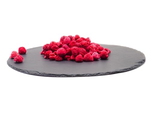 Himbeeren gefriergetrocknet 40g | ohne zusätzlichen Zucker | ganze Früchte | 40g/100g/250g/500g | ohne Zusatzstoffe | unbehandelte Trockenfrüchte | Dörrobst | naturbelassen Trockenobst | Backobst von Frucht & Nuss Genuss