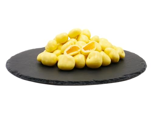 Ingwer kandiert "lemon cheesecake" in weißer Schokolade 100g | 100g/250g/500g/1kg | Trockenfrüchte | Schokofrüchte | schokolierter und kandierter Ingwer | Schoko Snack | Schoko Obst Ingwer kandiert "lemon cheesecake" in weißer Schokolade 100g | 100g/250g/500g/1kg | Trockenfrüchte | Schokofrüchte | schokolierter und kandierter Ingwer | Schoko Snack | Schoko Obst von Frucht & Nuss Genuss