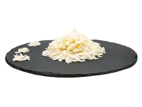 Kokoschips getrocknet und unbehandelt 100g | Kokosnuss Flocken ohne Zucker | 100g/250g/500g/1kg | Kokosnuss Chips Natur ohne Zusätze | weiche Kokosnüsse | süß und aromatische Kokos Nuss von Frucht & Nuss Genuss