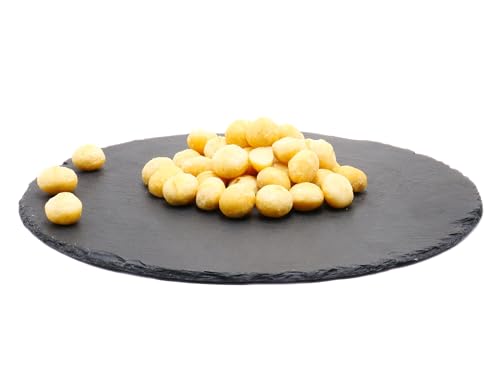 Macadamiakerne Natur ohne Salz 100g | ganze Macadamianüsse ohne Schale | 100g/250g/500g/1kg | Macadamia Kerne ungesalzen und ungeröstet | Rohkostqualität von Frucht & Nuss Genuss