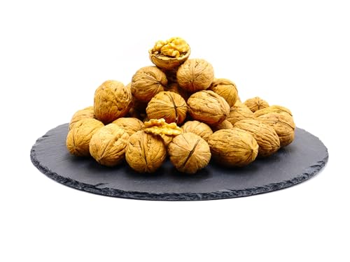 Walnüsse in der Schale aus Chile 100g | ohne Zusätze | Naturbelassen mit Schale | Walnuss ungesalzen ungeschält | 100g/250g/500g/1kg | getrocknete Nüsse | Walnusskerne mit Schale von Frucht & Nuss Genuss