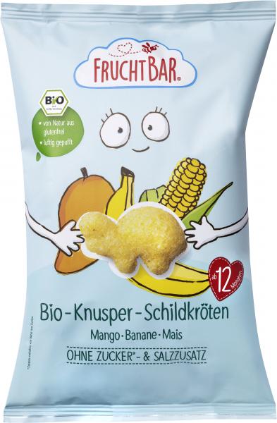 FruchtBar Bio Knusper-Schildkröten Mango-Banane-Mais von FruchtBar