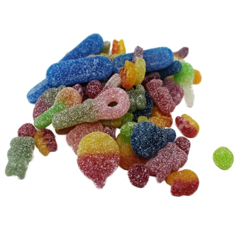 Fruchtgummi Mischung süß und sauer gezuckerter bunter Mix 300g Fruchtgummi Mischung süß und sauer gezuckerter bunter Mix 300g von Fruchtgummi Bären & Co.