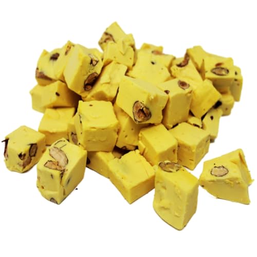 Fudge Nougat mit Limoncello Nougat Pralinen mit Mandelstücken 1000g Fudge Nougat mit Limoncello Nougat Pralinen mit Mandelstücken 1000g von Fruchtgummi Bären & Co.