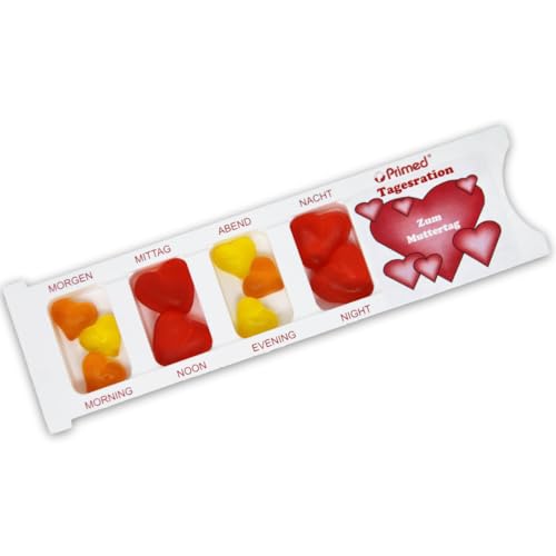 Tablettenbox Für den Muttertag Herz Fruchtgummi Spaßzartikel 25g Tablettenbox Für den Muttertag Herz Fruchtgummi Spaßzartikel 25g von Fruchtgummi Bären & Co.