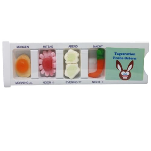 Tablettenbox zu Ostern Osterhase mit Fruchtgummi Spaßartikel 25g Tablettenbox zu Ostern Osterhase mit Fruchtgummi Spaßartikel 25g von Fruchtgummi Bären & Co.