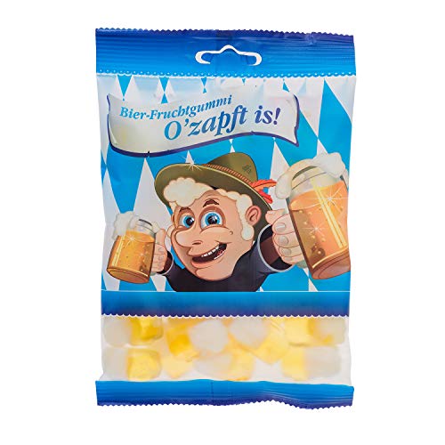 O'zapft is! Fruchtgummi, Fruchtgummi in Krugform mit Biergeschmack im Themenbeutel. Ohne Alkohol! 125 g zapft is O'zapft is! Fruchtgummi, Fruchtgummi in Krugform mit Biergeschmack im Themenbeutel. Ohne Alkohol! 125 g zapft is von Fruchtgummi