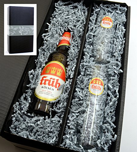 Früh Kölsch 0,33l mit 2 original Gläsern 0,2l in Geschenkkarton von Früh Kölsch