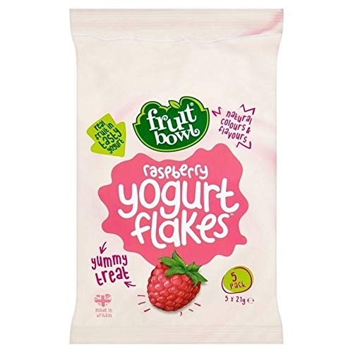 Fruit Bowl Raspberry Yogurt Flakes 5 x 21g von Fruit Bowl